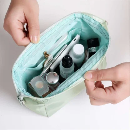 Solid Color Makeup Toiletry Bag - Image 4