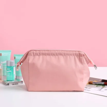 Solid Color Makeup Toiletry Bag - Image 2