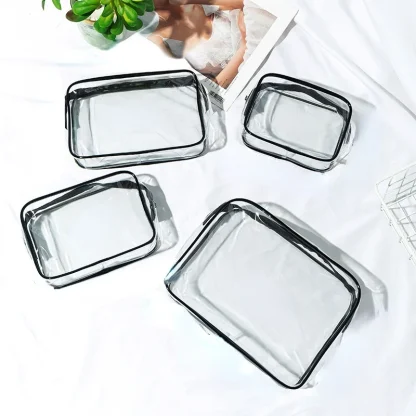 Clear Portable Toiletry Bag - Image 3