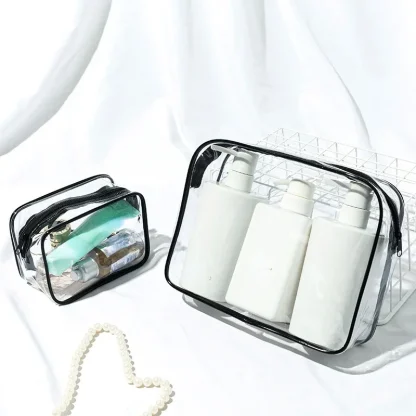 Clear Portable Toiletry Bag - Image 2