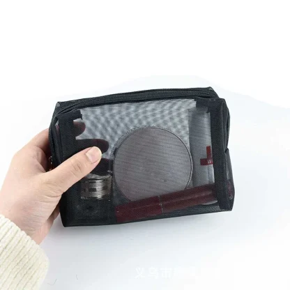 Transparent Mesh Travel Toiletry Bag - Image 2
