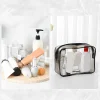 Compact Clear Makeup Toiletry Bag - Image 2